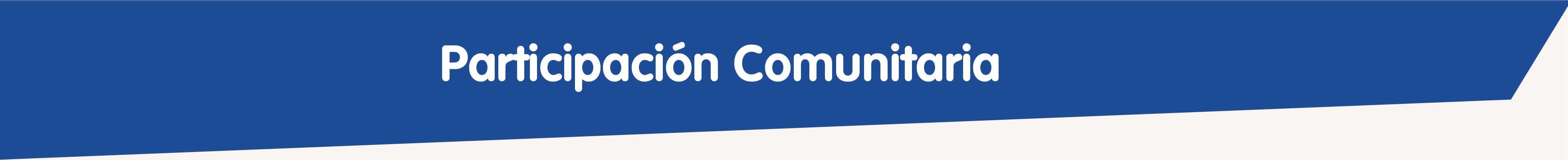 Participacion Comunitaria