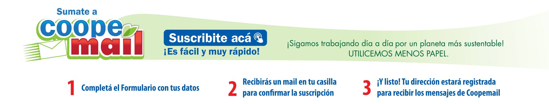 Subscribite a coopemail